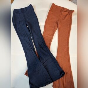 SO High Rise Waffle Flare Leggings Bundle